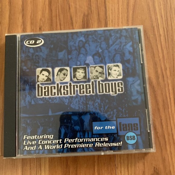 Backstreet Boys For The Fans Cd 2 Burger King promo live concert BSB Blue - Picture 1 of 3